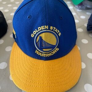 NBA Golden State Warriors Blue and Gold Kids Hat